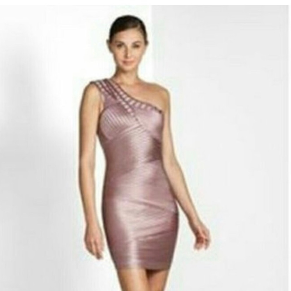 Vintage BCBG Maxazria One Shoulder Bandage dress